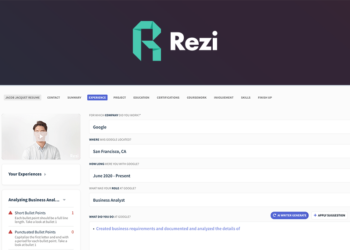 Resume Builder AI-platform Rezi adds new feature AI Writer with GPT-3