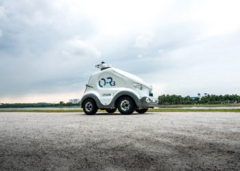 Singapore's tech-startup OTSAW has developed robots for home deliveries